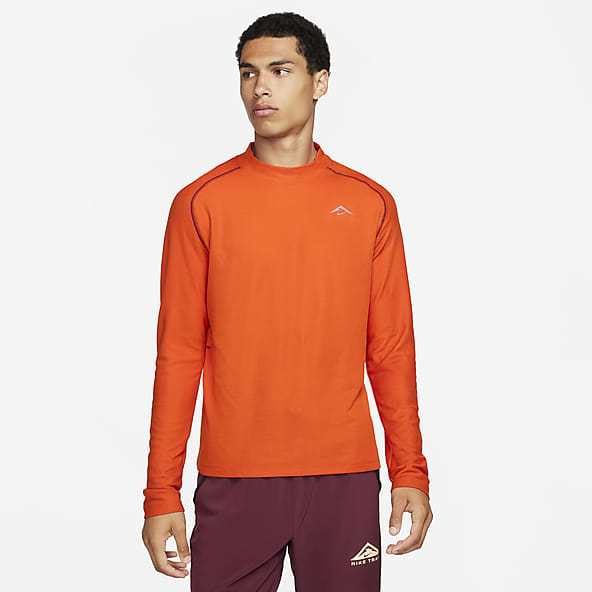 Nike orange dri fit shirt online